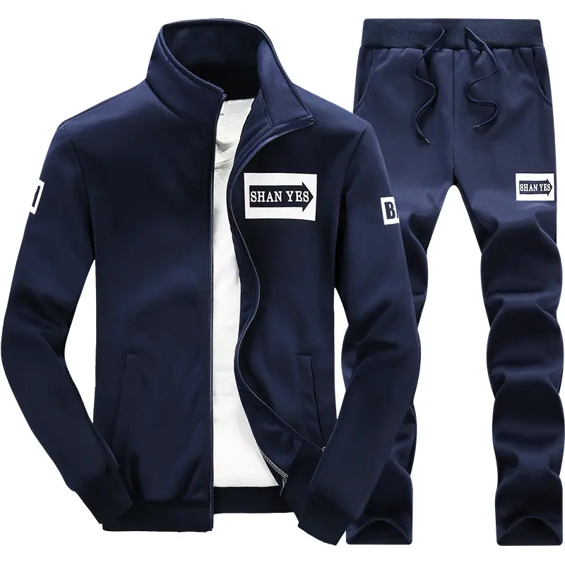 DIMUSI Autumn Men Sportwear Sets Tracksuit Male Outwear Sweatshirts Patchwork Men Hoodies Stand Collar Tracksuit Sets Clothing