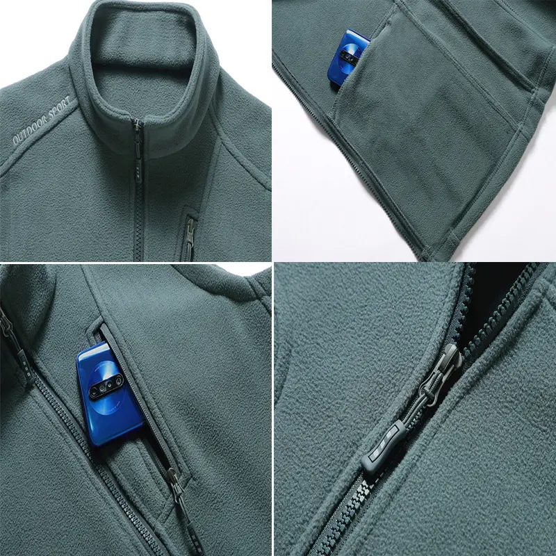 Autumn Winter Men's Zipper Sleeveless Jacket Outdoor Male Stand Collar Fleece Warm Waistcoat Men Thermal Windbreaker Vests 8XL