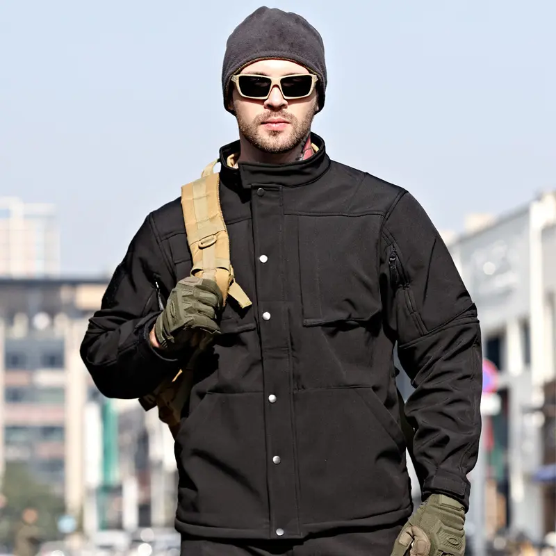 Autumn Winter Men's Mountain SKi Jackets Men Climbing Waterproof Action Tactical Jacket Men Multi-pocket Sport Warm Hooded Coats
