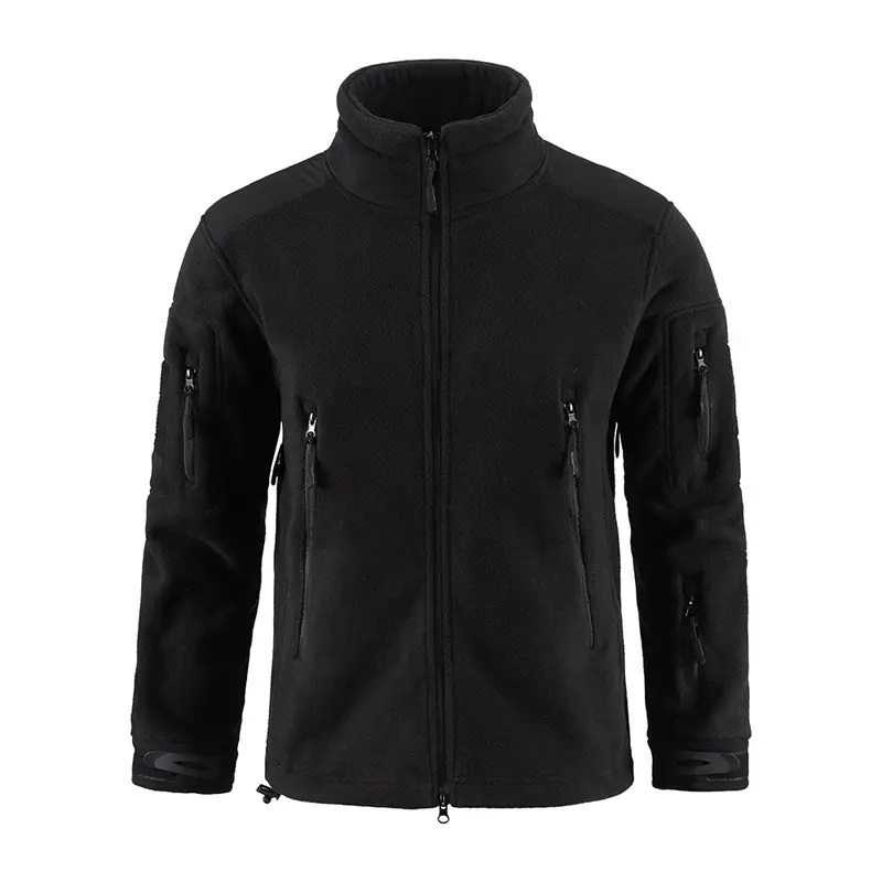 Winter Mens Softshell Warm Jacket Man Polar Fleece Army Camo Tactical Coats Men Stand Collar Thermal Windbreaker Sweatshirts