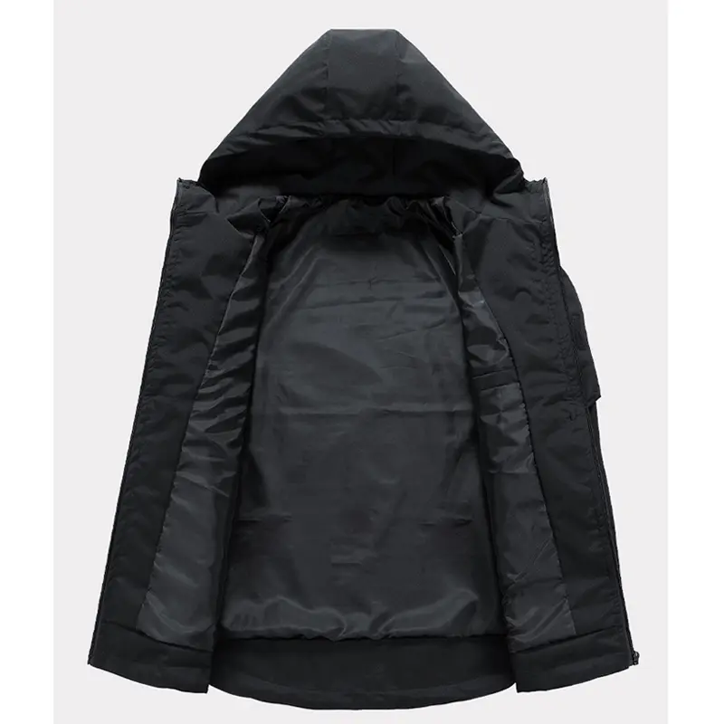Spring Autumn Men's Hiking Windbreaker Jackets Casual Man Climbing Waterproof Hooded Coats Men Sports Breathable Zipper Jackets