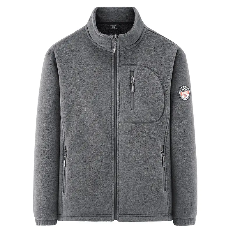Winter Men Polartec Warm Jackets Men Stand Collar Sports Fleece Linner Coats Men Tactical Windbreaker Hiking Jacket Clothing