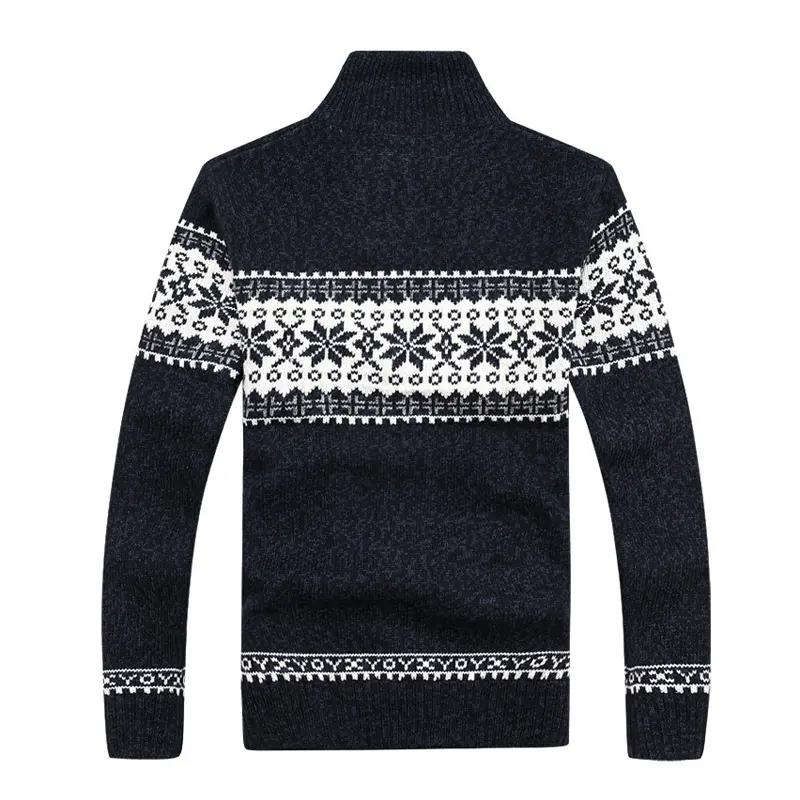 Winter Men's Cardigan Sweaters Jackets Male Warm Knitted Sweater Coats Casual Men Slim Fit Knitted Cardigan Jackets Clothing
