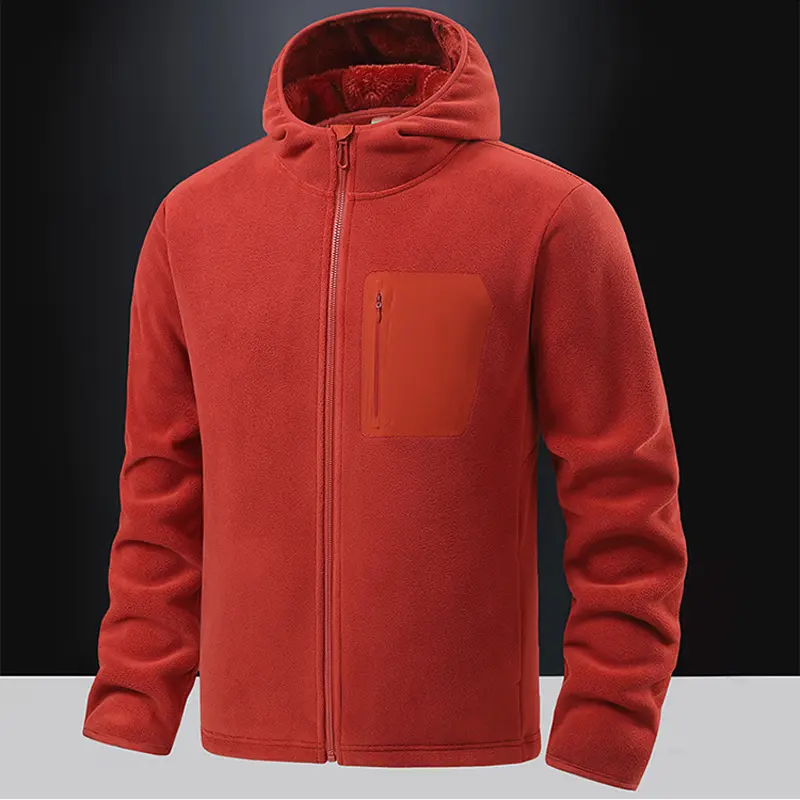 Winter Men's Polartec Fleece Jackets Fashion Men Soft Shell Warm Hooded Coats Men Outdoor Windbreaker Climbing Sweatshirts 5XL