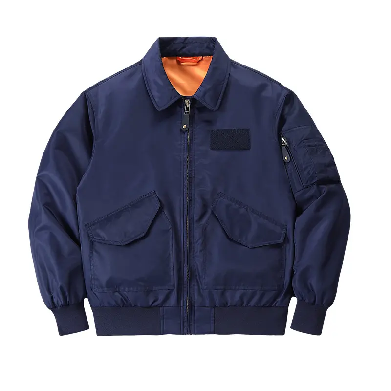 Spring Autumn Mens MA-1 Pilot Jacket Fashion Men Retro Bomber Zipper Coats Outdoor Men Sports Windbreaker Hiking Jacket Clothing