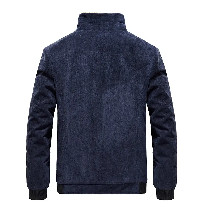 Autumn Winter Men's Corduroy Jackets Casual Male Fur Thick Warm Windbreaker Jacket Men Thermal Big Size Jackets Clothing 6XL