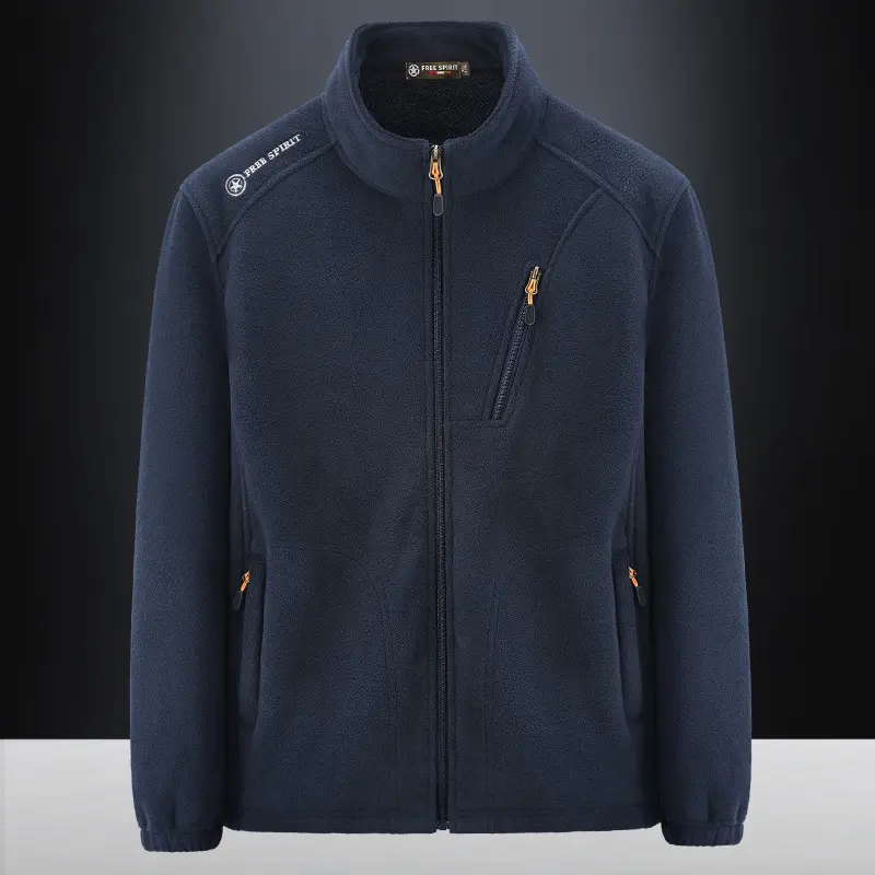 Winter Men Mountain Ski Fleece Jackets Men Stand Collar Sports Polartec Warm Coats Men Windbreaker Hiking Jacket Clothing 5XL
