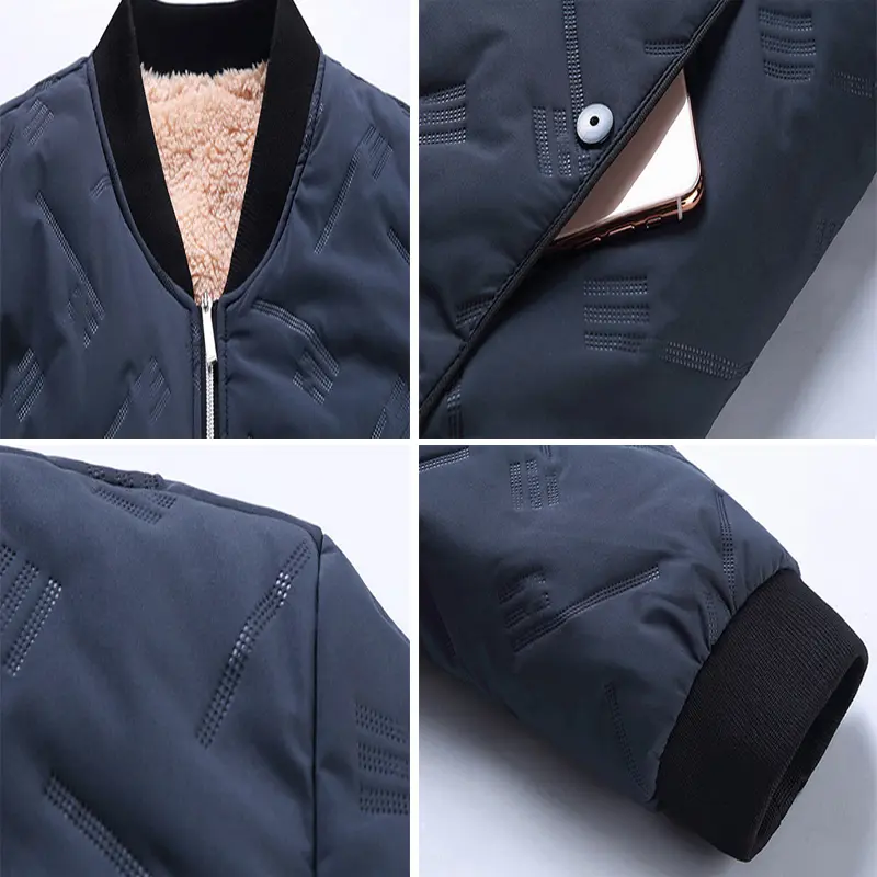 DIMUSI Winter Bomber Jackets Men Baseball Thicken Fleece Warm Jacket Fashion Outdoor WIndbreaker Coats Men Brand Clothing