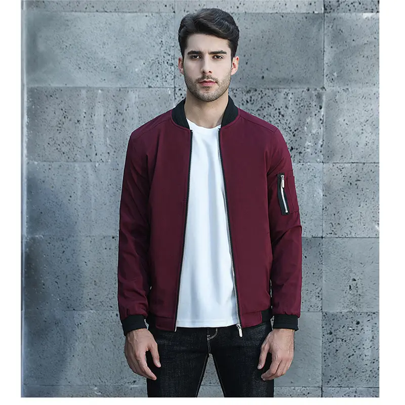 Autumn Winter Men's Warm Bomber Zipper Jackets Man Streetwear Hip Hop Pilot Coats Men Fleece Lined Windbreaker Jacket Clothing