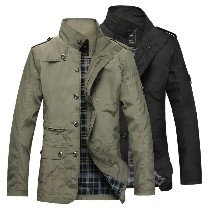 DIMUSI Mens Jackets Fashion Mens Anorak Hip Hop Streetwear Jackets Man Casual Slim Thin Windbreaker Overcoats Men Trench Coats