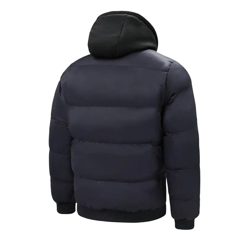 Winter Men's Warm Down Parkas Fashion Men Cotton Thicken Thermal Hooded Coats Casual Men Sports Windbreaker Padded Jackets