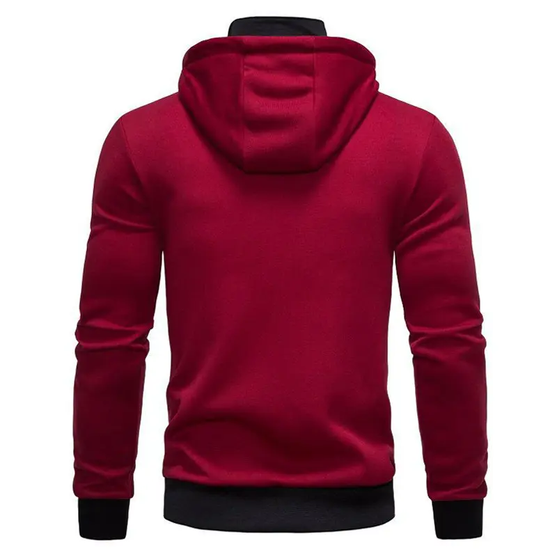 Spring Autumn Men's Cardigan Hoodies Fashion Mens Long Sleeve Windbreaker Hooded Jackets Men Sports Zipper Sweatshirts Clothing