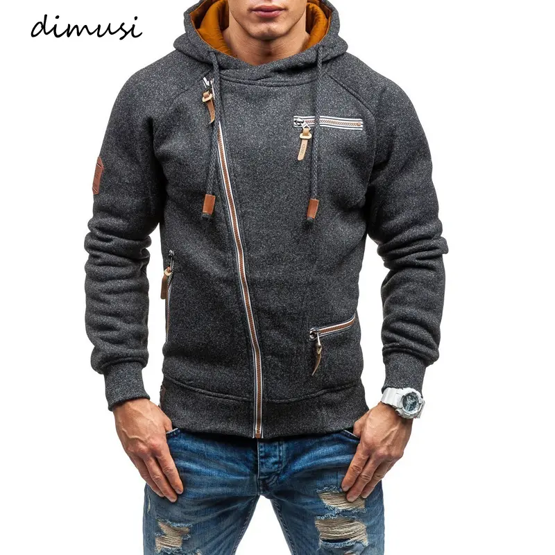 Spring Autumn Mens Zipper Sweatshirt Hoodies Fashion Mens Warm Hooded Jackets Men Sportswear Tracksuit Sweatshirts Clothing