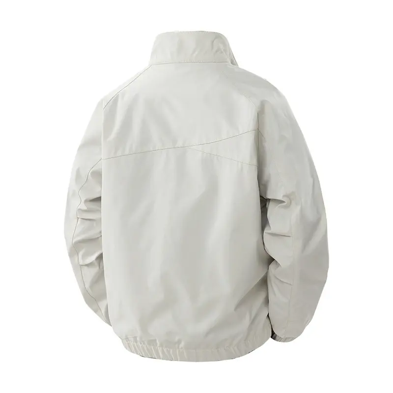 Spring Autumn Men's Bomber Jackets Fashion Men Retro Stand Collar Windbreaker Zipper Coats Men Sports Breathable Jacket Clothing
