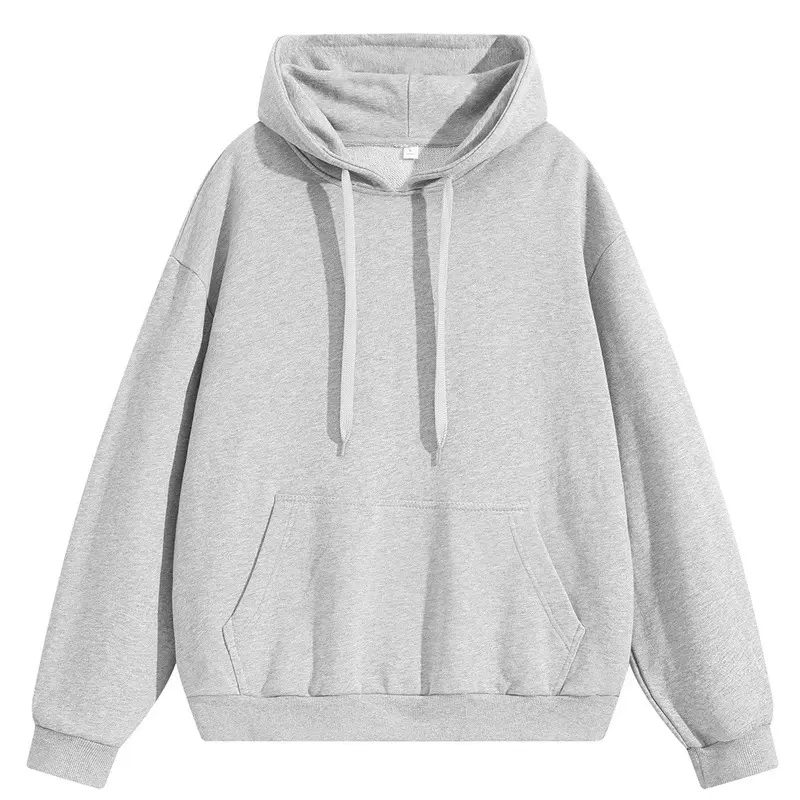 Autumn Men's Pullover Hoodies Fashion Mens Long Sleeve Solid Color Hooded Coats Mens Sports Breathable Sweatshirts Clothing 4XL
