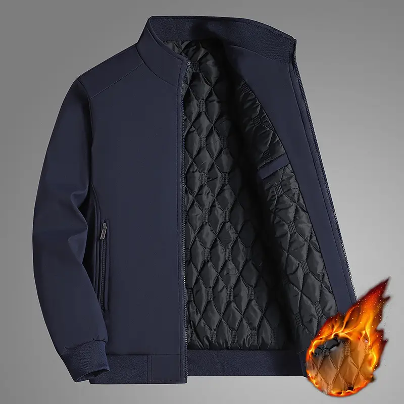 Winter Men's Warm Down Padded Jackets Fashion Men Thermal Windbreaker Parkas Coats Classic Men Thick Business Jackets Clothing