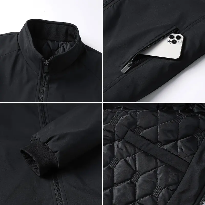 Winter Men's Warm Down Padded Jackets Fashion Men Thermal Windbreaker Parkas Coats Classic Men Thick Business Jackets Clothing