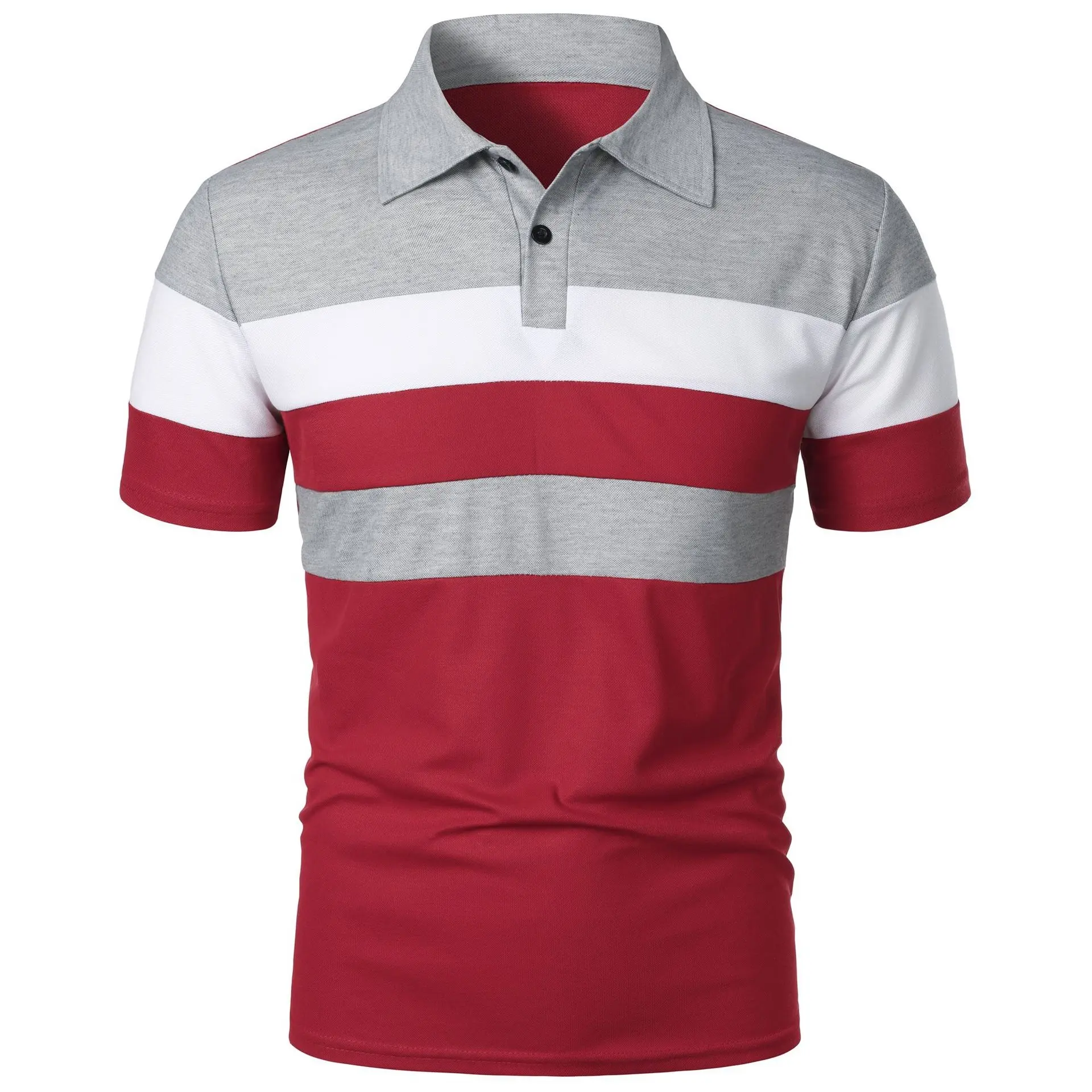 Summer Men's Golf Polo Shirt Fashion Men Short Sleeve Breathable Shirts Men Lapel Athletic Casual Collared T-Shirt Tops Clothing