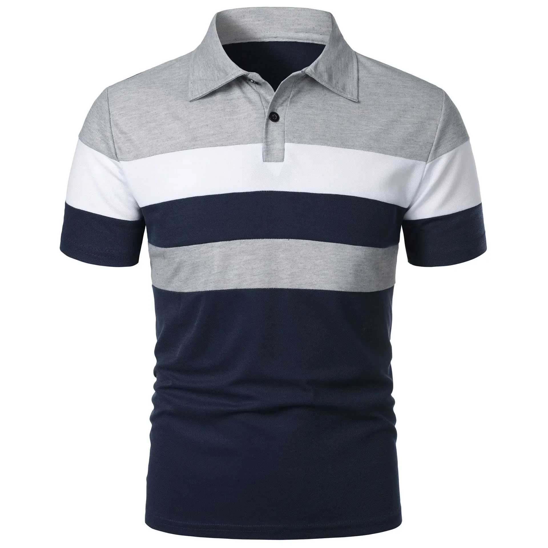 Summer Men's Golf Polo Shirt Fashion Men Short Sleeve Breathable Shirts Men Lapel Athletic Casual Collared T-Shirt Tops Clothing