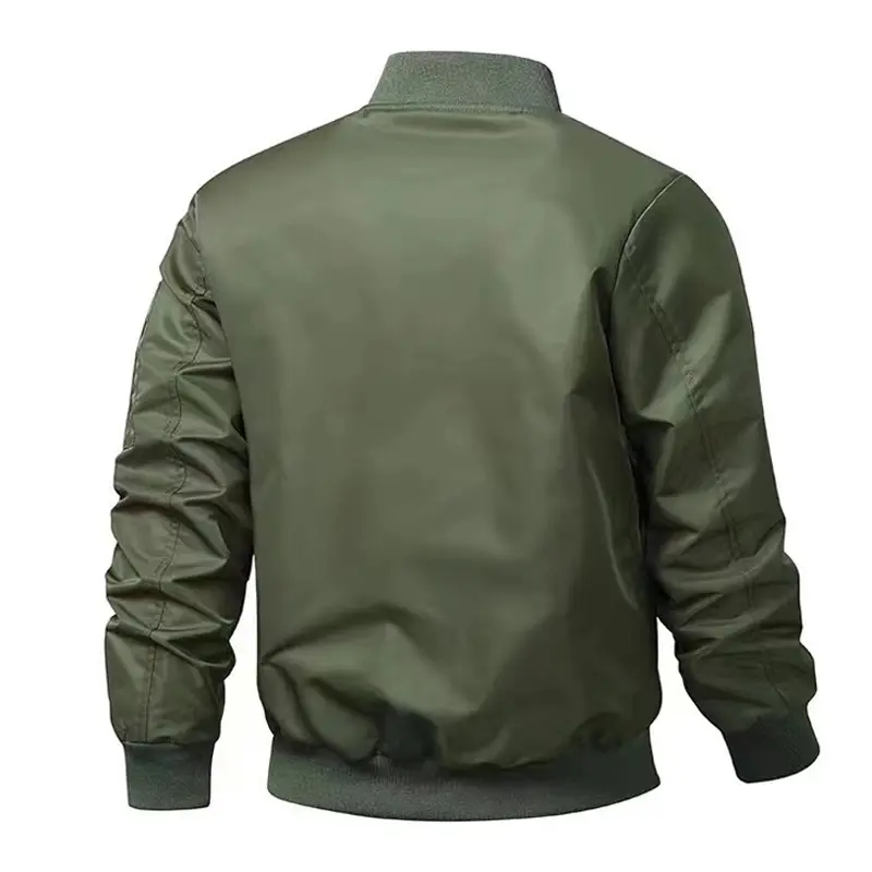 Spring Men's Bomber Jackets Fashion Men MA-1 Pilot Windbreaker Coats Men Waterproof Baseball Uniform Zipper Jackets Clothing