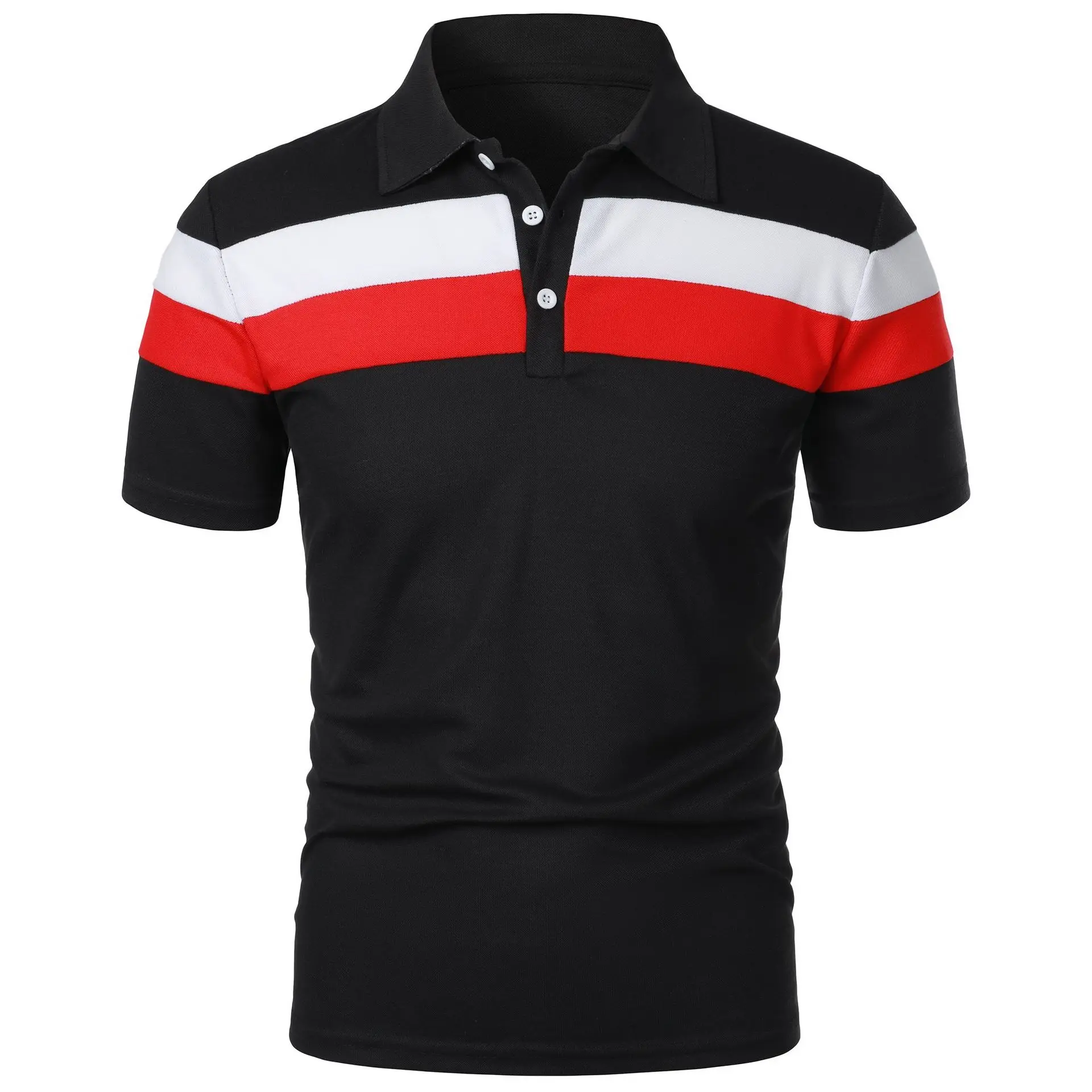Summer Men's Golf Polo Shirt Fashion Men Short Sleeve Breathable Shirts Men Lapel Athletic Casual Collared T-Shirt Tops Clothing