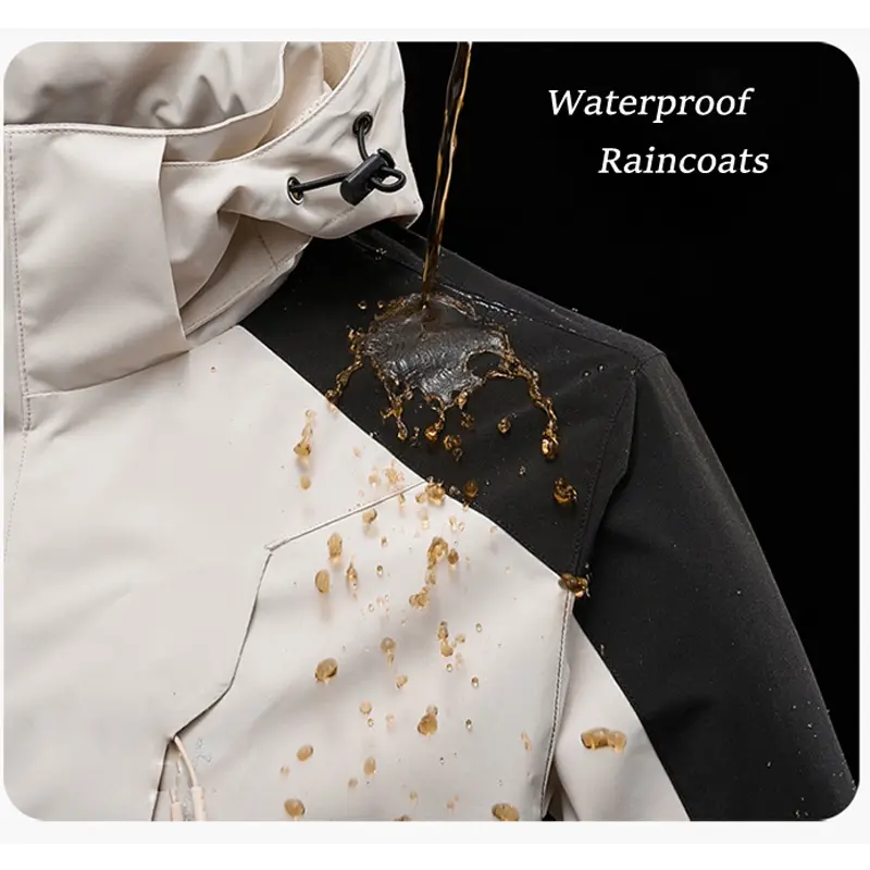 Spring Men's Hiking Hooded Coats Casual Outdoor Men Climbing Waterproof Jackets Man Sports Breathable Windbreaker Jackets 5XL