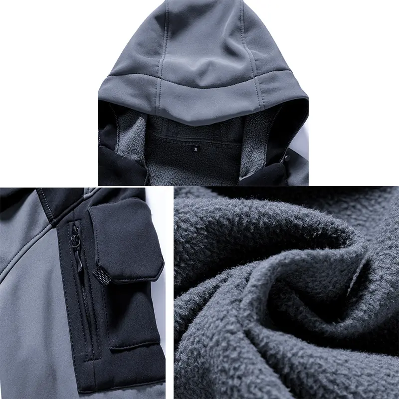 Winter Mens Mountain SKi Softshell Jacket Man Tactical Waterproof Action Jacket Outdoor Men Sports Windbreaker Warm Hooded Coats