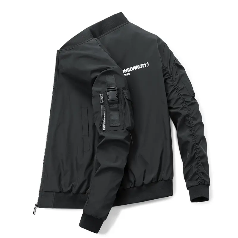 Autumn Mens Bomber Jackets Fashion Men Soft Shell Streetwear Hip Hop Pilot Coats Men Sports Windbreaker Baseball Jacket Clothing