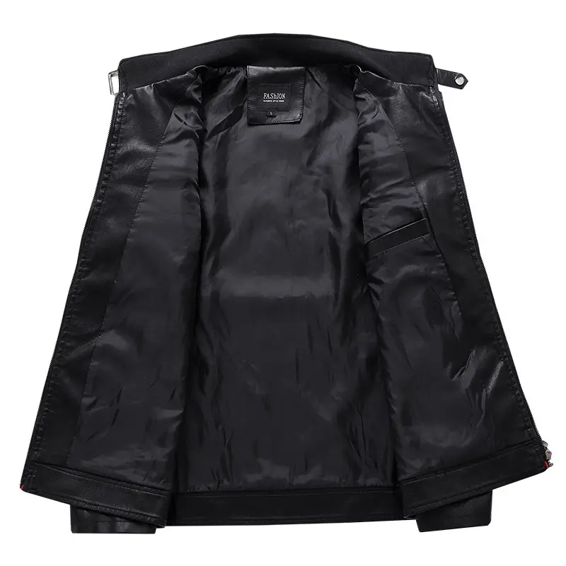 Autumn Winter Men's PU leather Jacket Fashion Man Retro Motorcycle Leather Coats Male Thermal Biker Leather Jacket Clothing 6XL