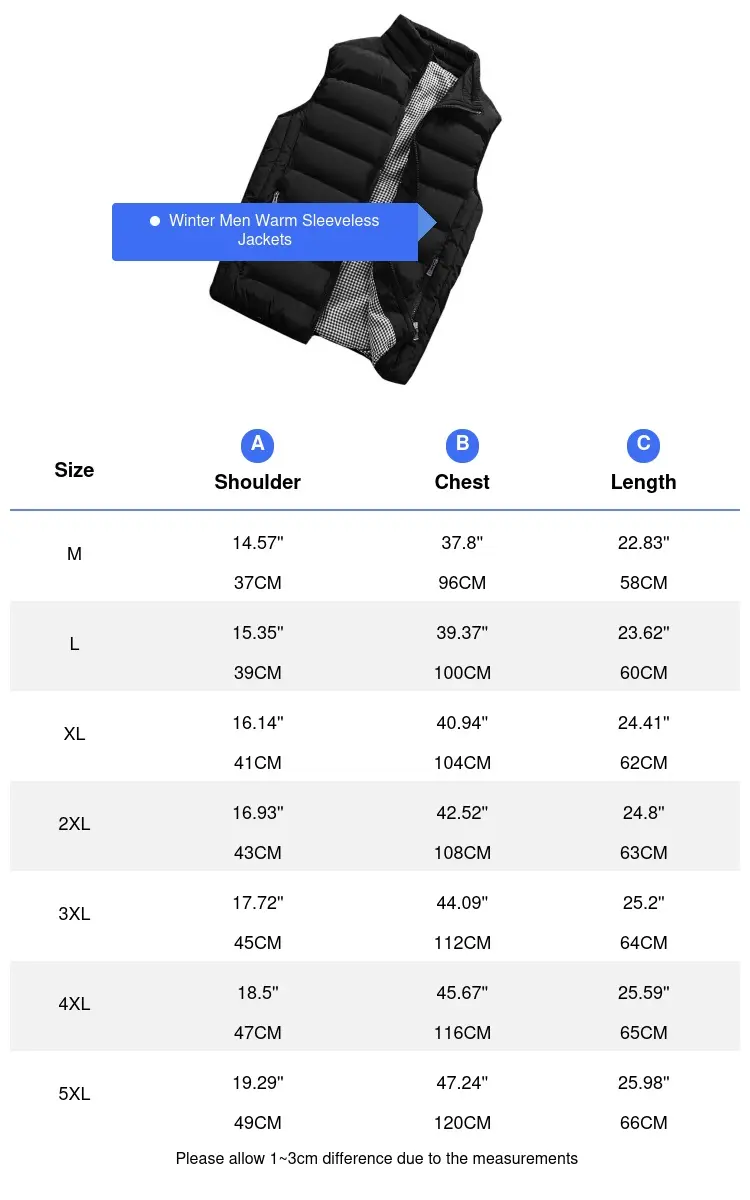 Autumn Winter Men's Warm Sleeveless Jackets Fashion Men Stand Collar Windbreaker Waistcoats Men Thicken Padded Vests Clothing