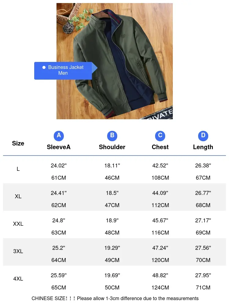 Spring Autumn Men's Lightweight Jacket Casual Men Stand Collar Windbreaker Work Wear Coats Men Cotton Business Jackets Clothing