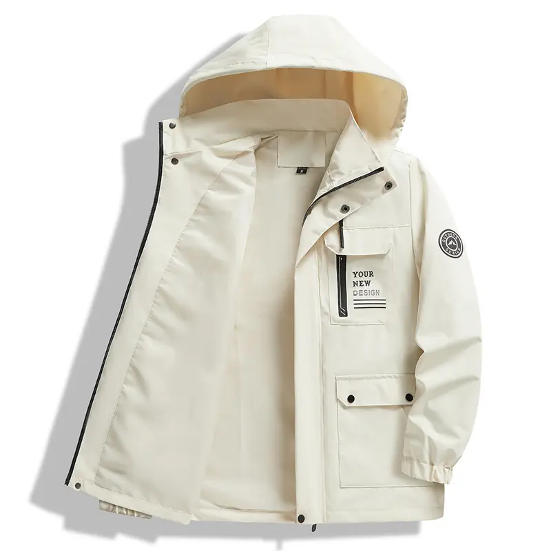 Autumn Men's Mountai Ski Windbreaker Jackets Fashion Men Outdoor Hiking Hooded Coats Men Army Cargo Bomber Jackets Clothing