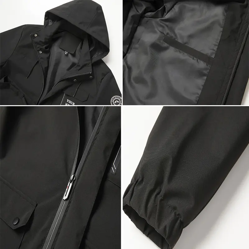 Autumn Men's Mountai Ski Windbreaker Jackets Fashion Men Outdoor Hiking Hooded Coats Men Army Cargo Bomber Jackets Clothing