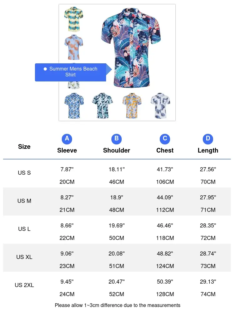 Summer Men's Beach Shirt Fashion Men Short Sleeve Tencel Cotton Breathable Tops Shirt Men Printed Hawaiian Swimminng Shirts