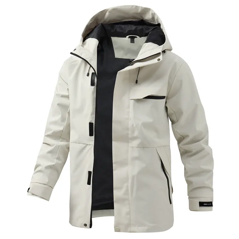 Autumn Men's Waterproof HikingJackets Men Outdoor Windbreaker Climbing Hooded Coats Men Sprots Breathable Zipper Jacket Clothing