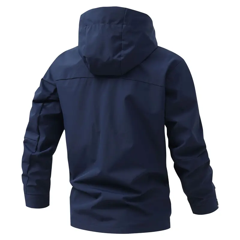 Autumn Men's Waterproof HikingJackets Men Outdoor Windbreaker Climbing Hooded Coats Men Sprots Breathable Zipper Jacket Clothing