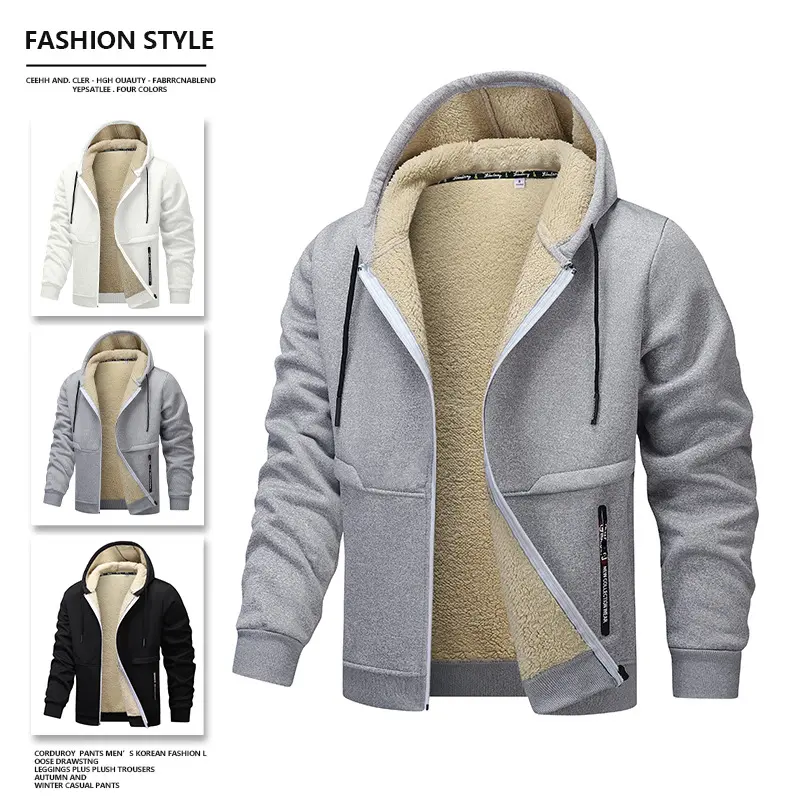 Winter Mens Fleece Lined Jackets Men Thicken Warm Mountain Ski Hooded Coats Men Outdoor Hiking Windbreaker Jacket Clothing