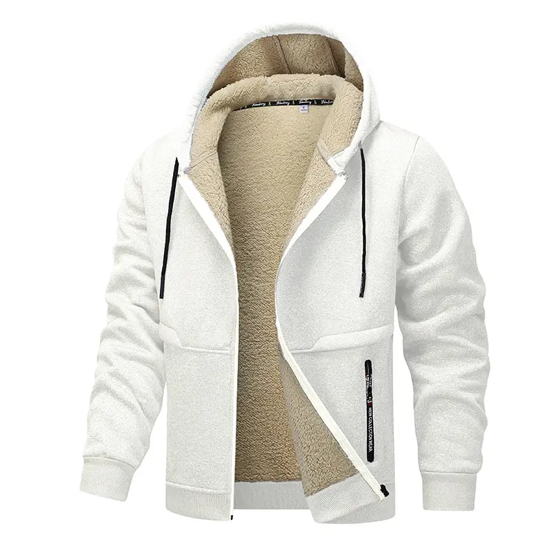 Winter Mens Fleece Lined Jackets Men Thicken Warm Mountain Ski Hooded Coats Men Outdoor Hiking Windbreaker Jacket Clothing
