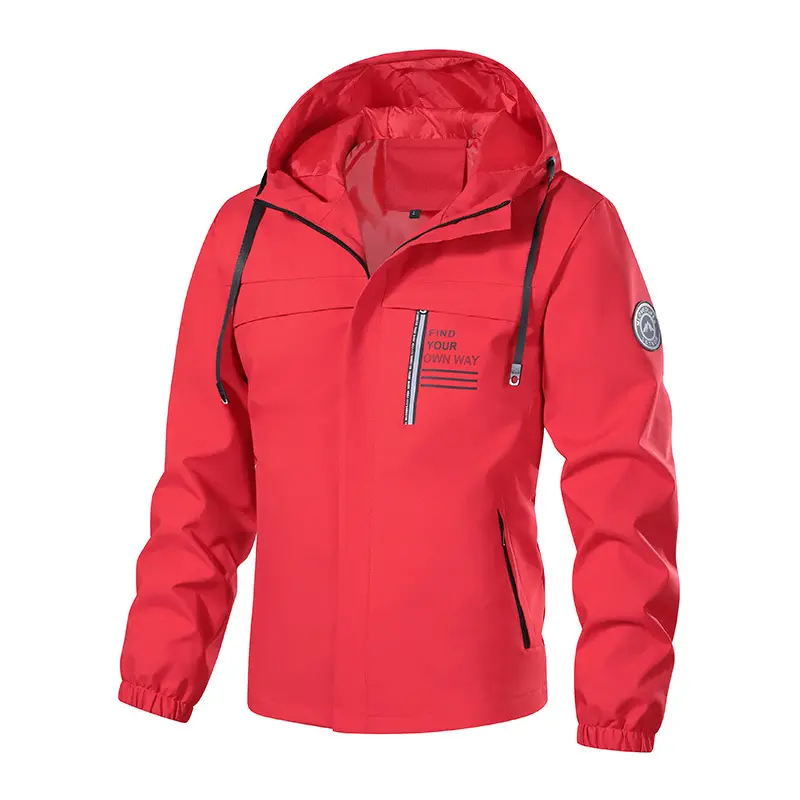 Autumn Men's Waterproof Hiking Jackets Outdoor Men Quick Dry Climbing Hooded Coats Men Breathable Windbreaker Zipper Jacket 5XL