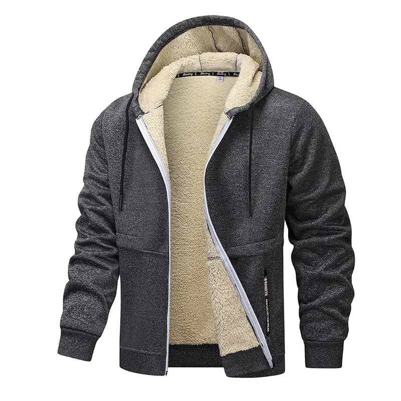 Winter Mens Fleece Lined Jackets Men Thicken Warm Mountain Ski Hooded Coats Men Outdoor Hiking Windbreaker Jacket Clothing