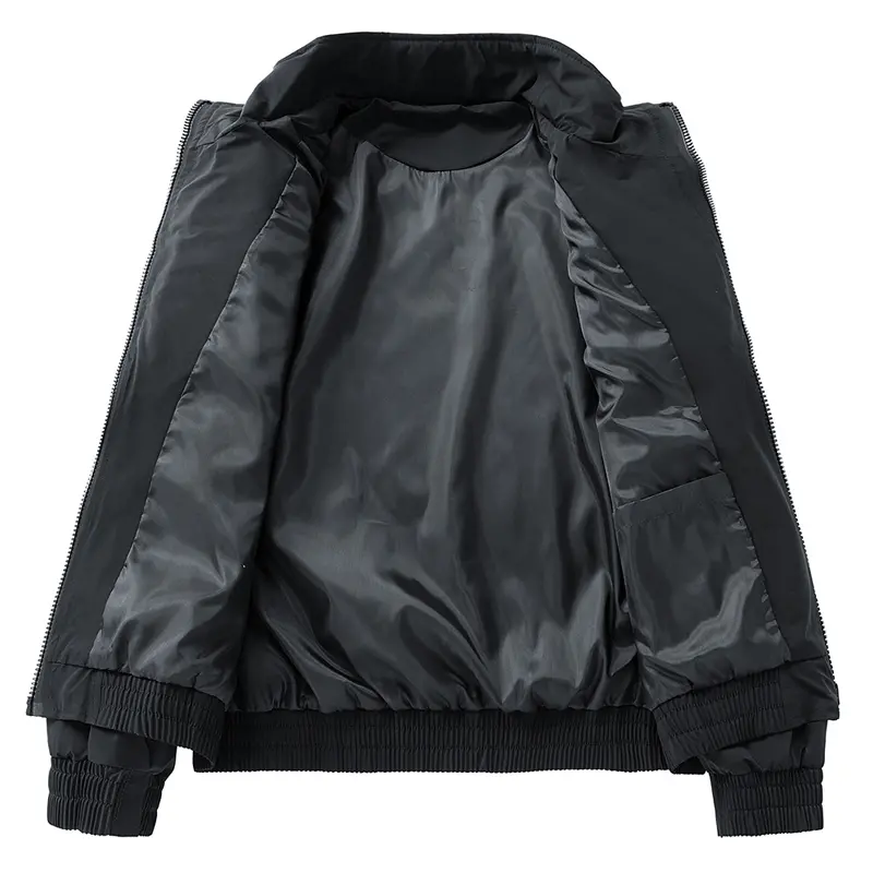 Spring Autumn Men's Bomber Jackets Fashion Mens MA-1 Pilot Zipper Coats Mens Stand Collar Embroidery Biker Jackets Clothing