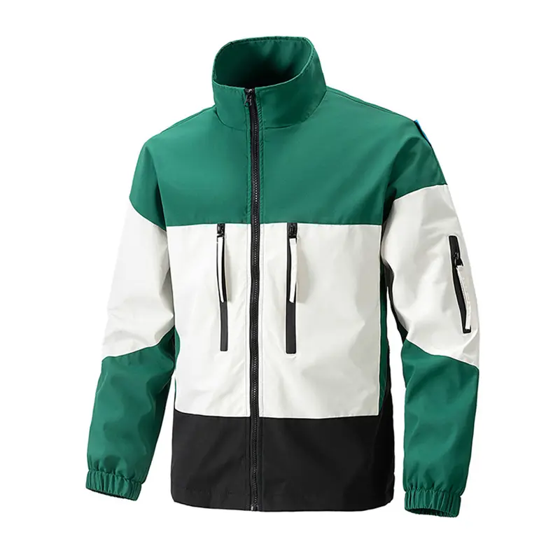 Spring Autumn Men's Hiking Bomber Jackets Men Stand Collar Windbreaker Climbing Coats Men Sports Breathable Zipper Jacket 4XL