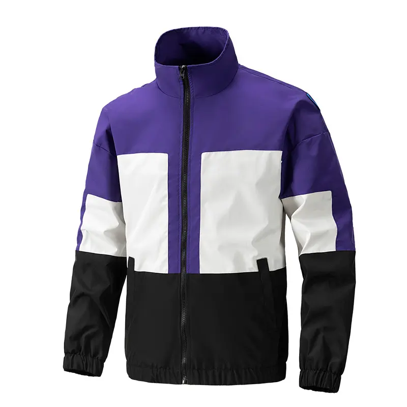 Spring Autumn Men's Hiking Bomber Jackets Men Stand Collar Windbreaker Climbing Coats Men Sports Breathable Zipper Jacket 4XL