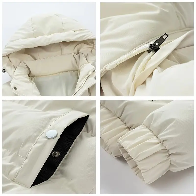Winter Men's Warm Parkas Coats Men Cotton Thickn Windbreaker Hooded Coats Casual Outdoor Men Loose Down Thermal Jackets Clothing