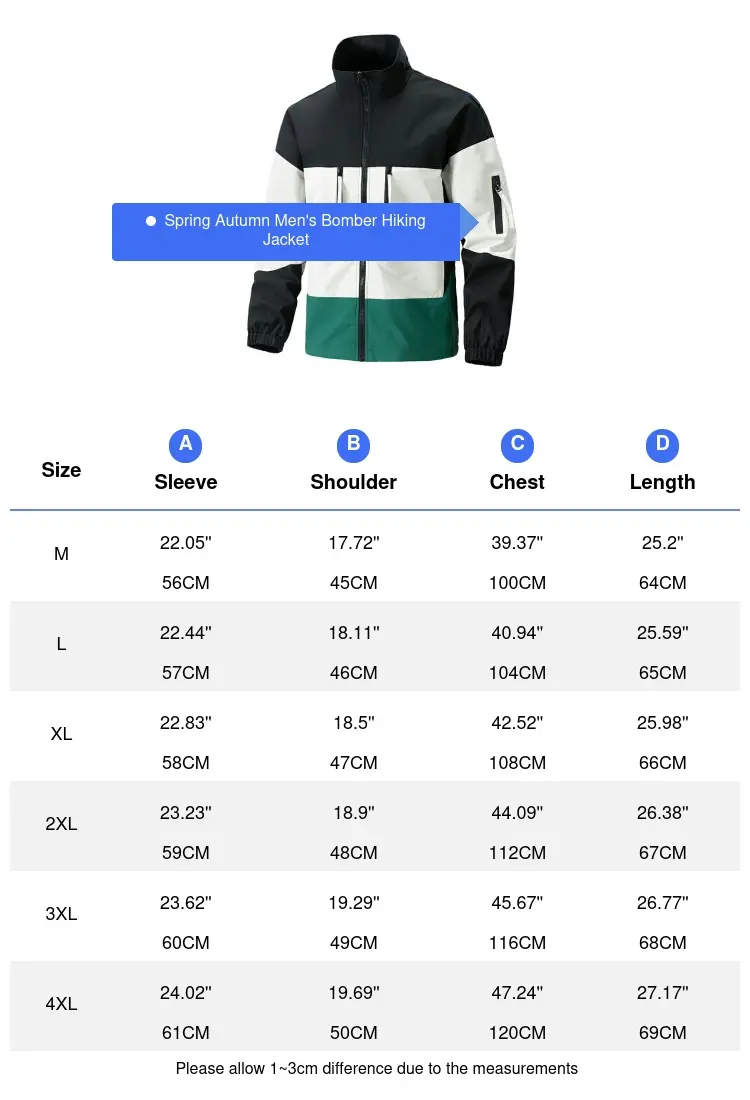 Spring Autumn Men's Hiking Bomber Jackets Men Stand Collar Windbreaker Climbing Coats Men Sports Breathable Zipper Jacket 4XL