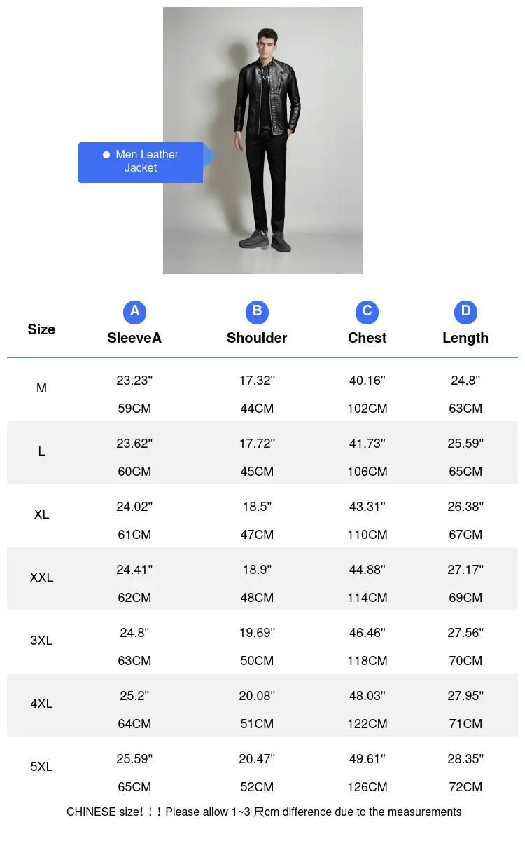 Spring Autumn Men's PU Leather Jacket Men Biker Windbreaker Zipper Jackets Mens Retro Business Leather Coats Clothing 5XL