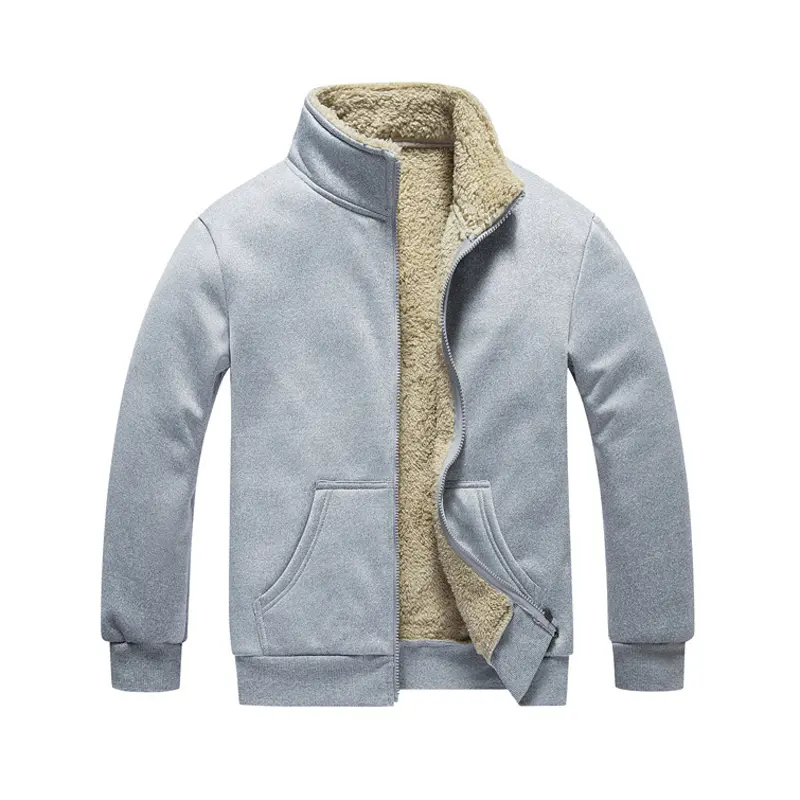 DIMUSI Winter Men's lambswool Jacket Casual Outdoor Hiking Windbreaker Thermal Hooded Coats Male Fleece Warm Jackets Clothing