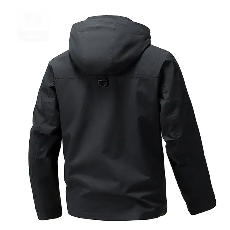 Spring Autumn Men's Hiking Bomber Jacket Outdoor Men Climibing Windbreaker Hooded Coats Men Sports Breathable Zipper Jackets