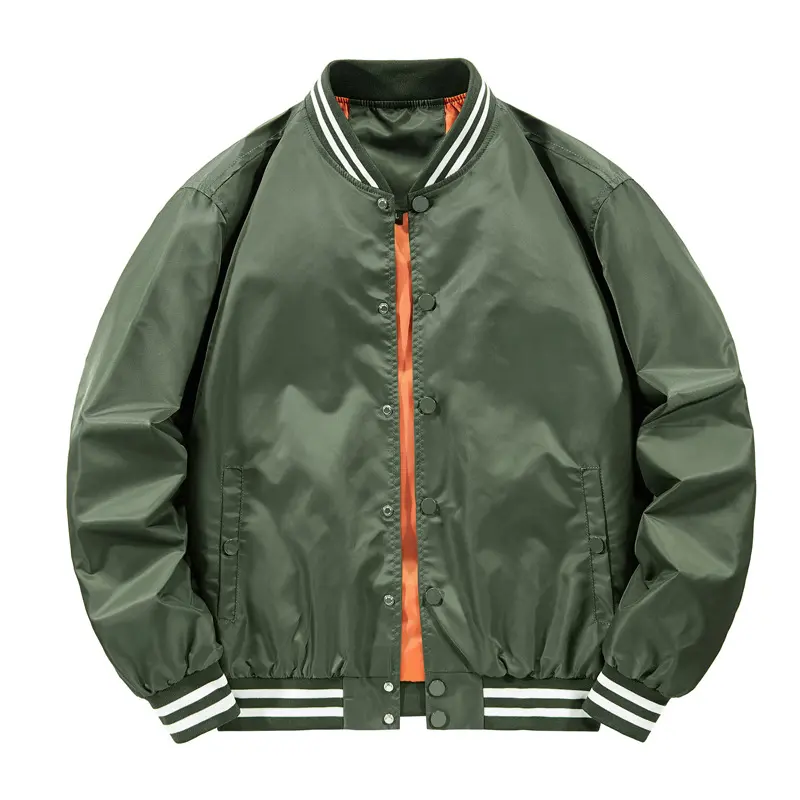 Spring Autumn Men's Bomber Jacket Fashion Men Streetwear MA-1 Pilot Coats Man Sports Baseball Uniform Jacket Clothing