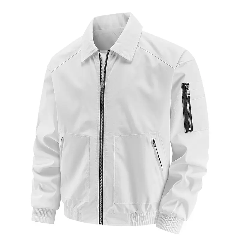 Spring Autumn Men's Bomber Jackets Fashion Man MA-1 Pilot Zipper Coats Fashion Man Multi-pocket Windbreaker Jackets Clothing